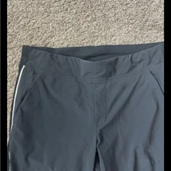 Athleta Brooklyn Heights Ankle Pant White Trim sz 6 - Picture 5 of 6